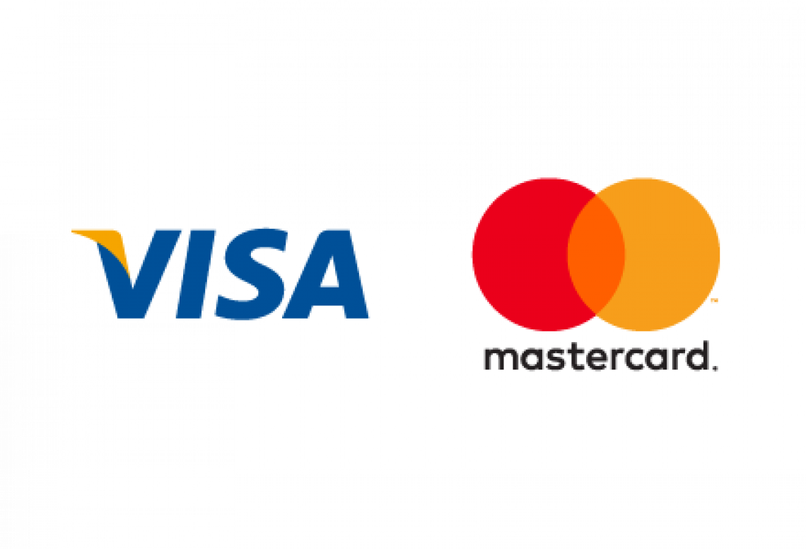 Visa and MasterCard accepted